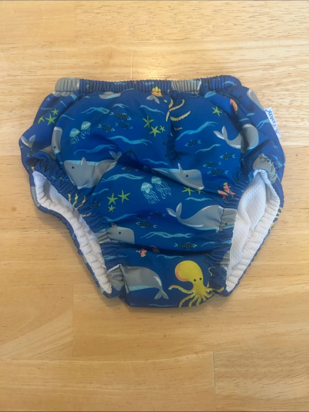 Reusable Kids Swim Diapers – 2-Pack | Great Condition | Whale Prints